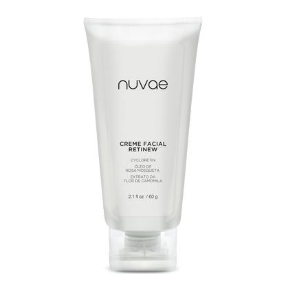 Creme Facial Antissinais Nuvae Retinew Com Cycloretin Hidratação Profunda e Rejuvenescimento
